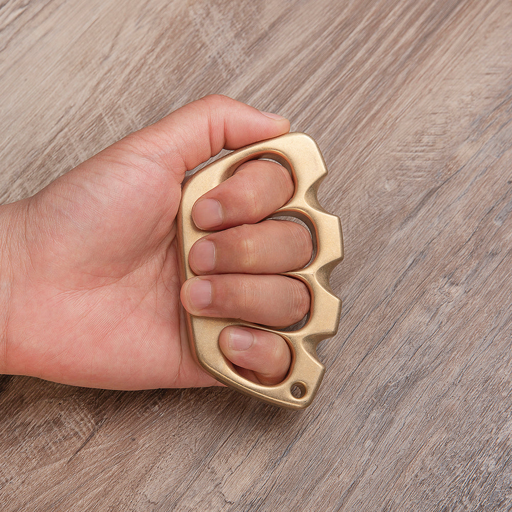 Model Z Copper Brass Knuckles - Cakra EDC Gadgets Brass Knuckles - Tophatter Daily Deals