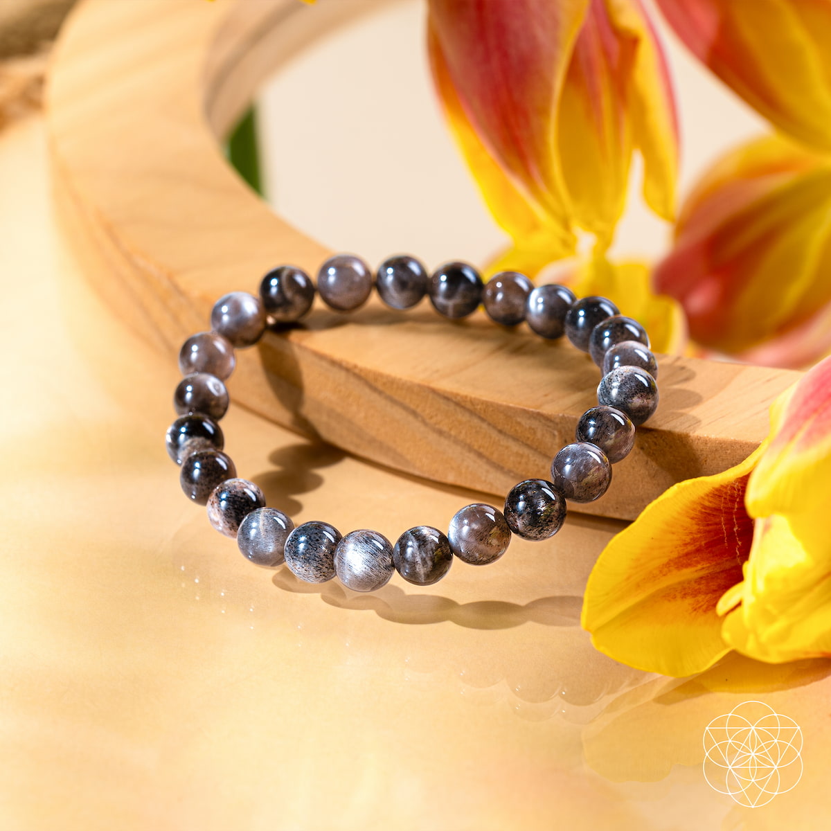 The Empath’s Cord Cutter – Black Moonstone Bracelet Bracelets - Tophatter Daily Deals