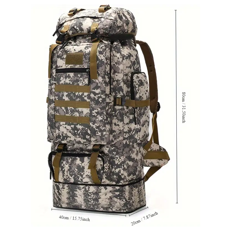 Tactical Backpack Foldable Hiking Camping Bag Home & Garden > Travel > Backpacks - Tophatter Daily Deals
