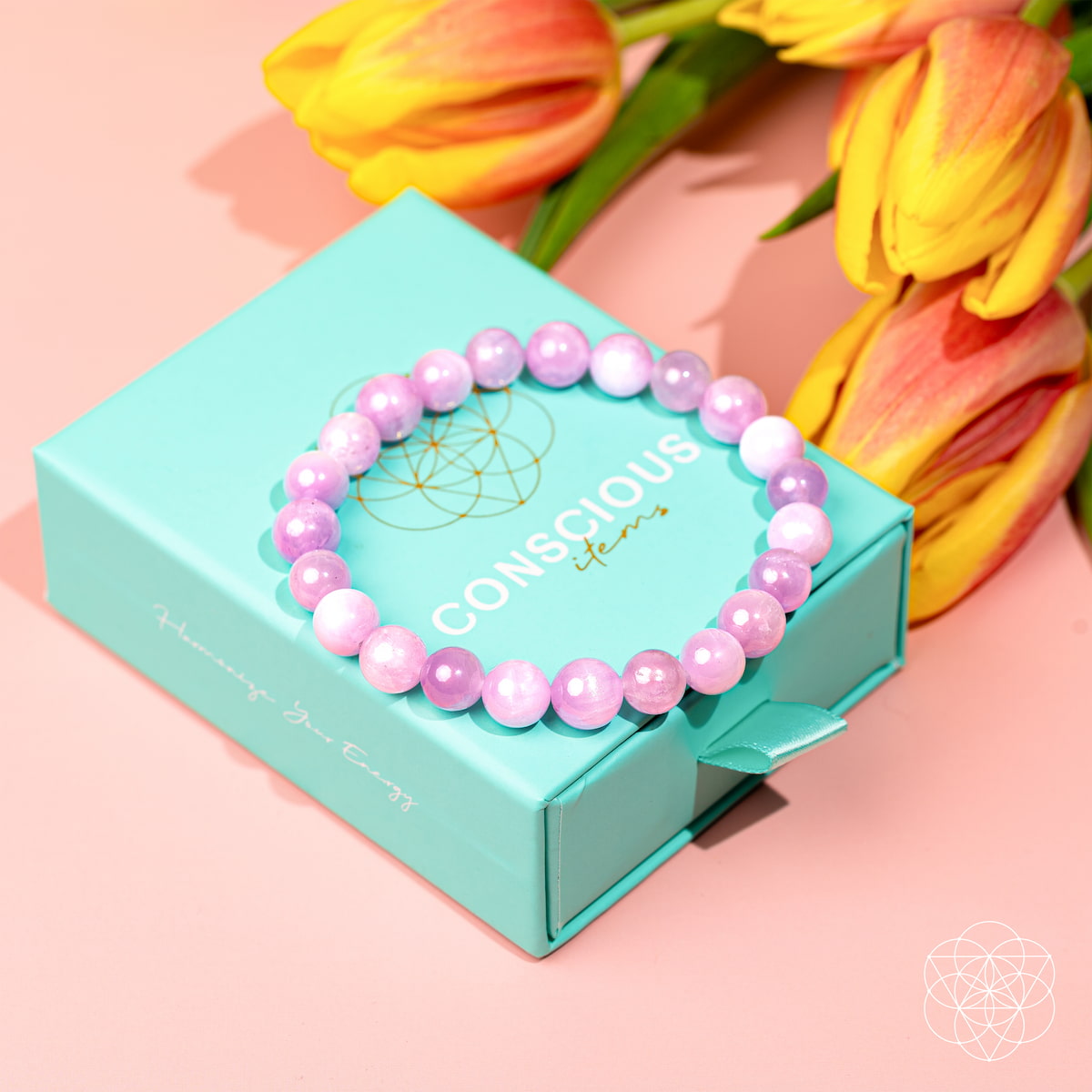 The Heart Reset - Rare Pink Kunzite Bracelet Bracelets - Tophatter Daily Deals