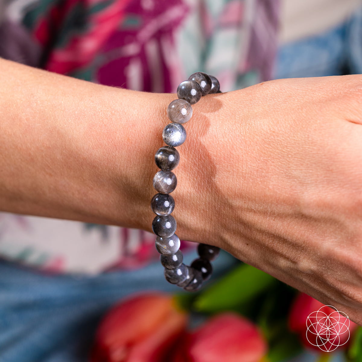 The Empath’s Cord Cutter – Black Moonstone Bracelet Bracelets - Tophatter Daily Deals