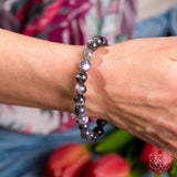 The Empath’s Cord Cutter – Black Moonstone Bracelet Bracelets - Tophatter Daily Deals