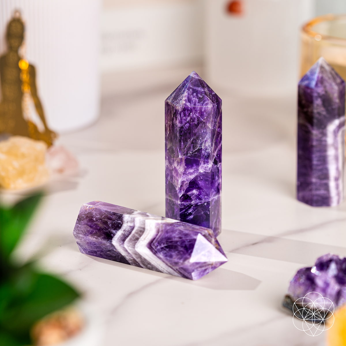 Cycle Breaker - Chevron Amethyst Point of Transformation Furniture & Decor - Tophatter Daily Deals