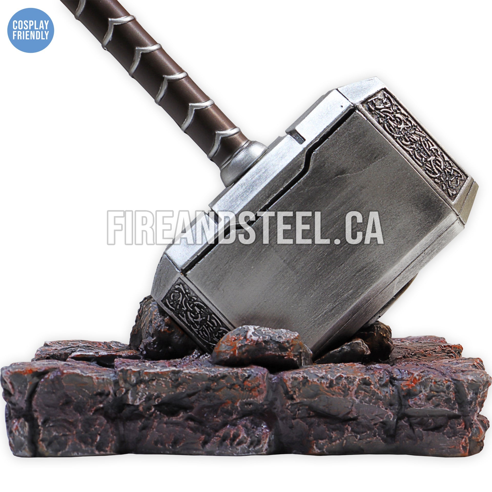 Thor's "Mjolnir" Hammer Display Stand (Resin) Movie Sword - Tophatter Daily Deals