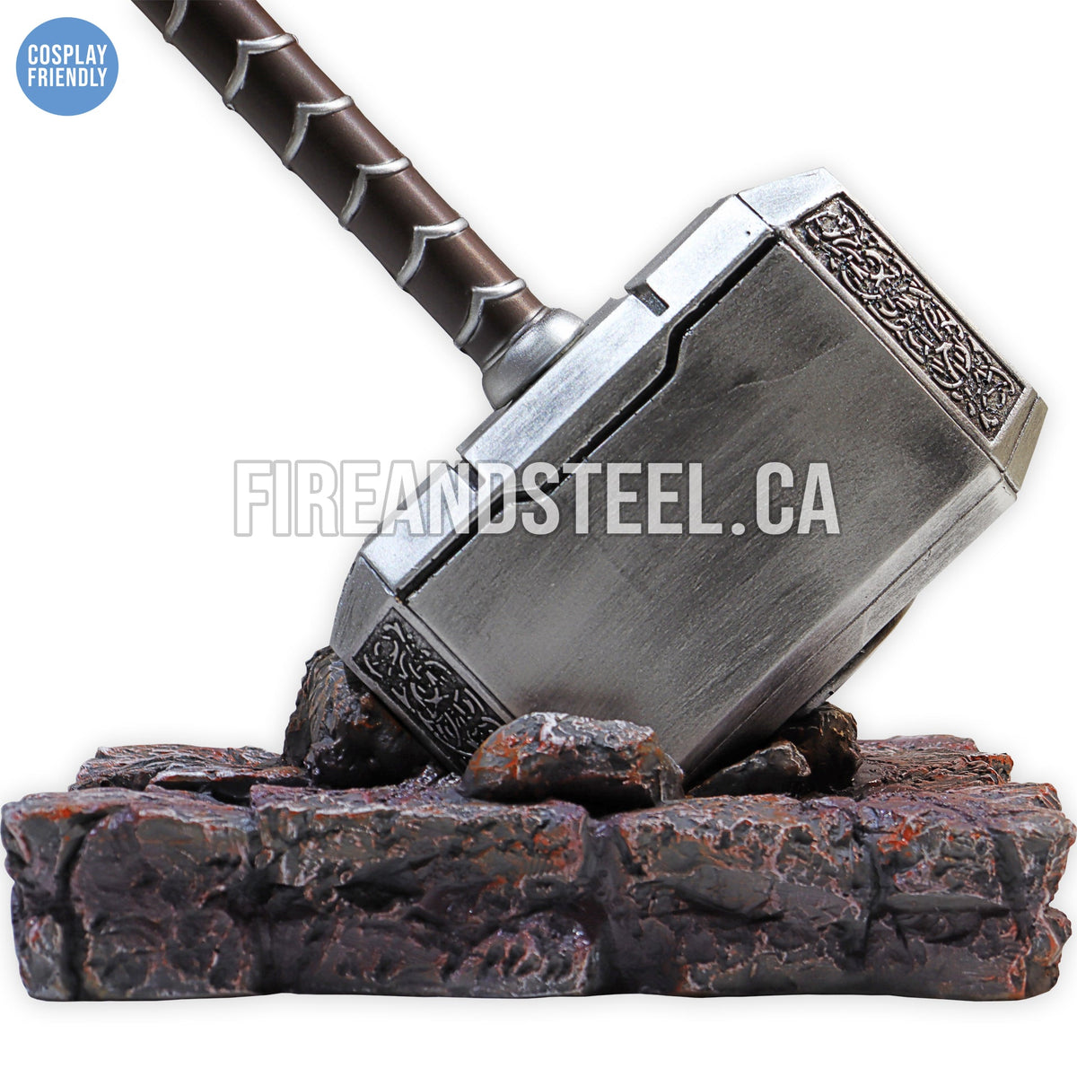 Thor's "Mjolnir" Hammer Display Stand (Resin) Movie Sword - Tophatter Daily Deals