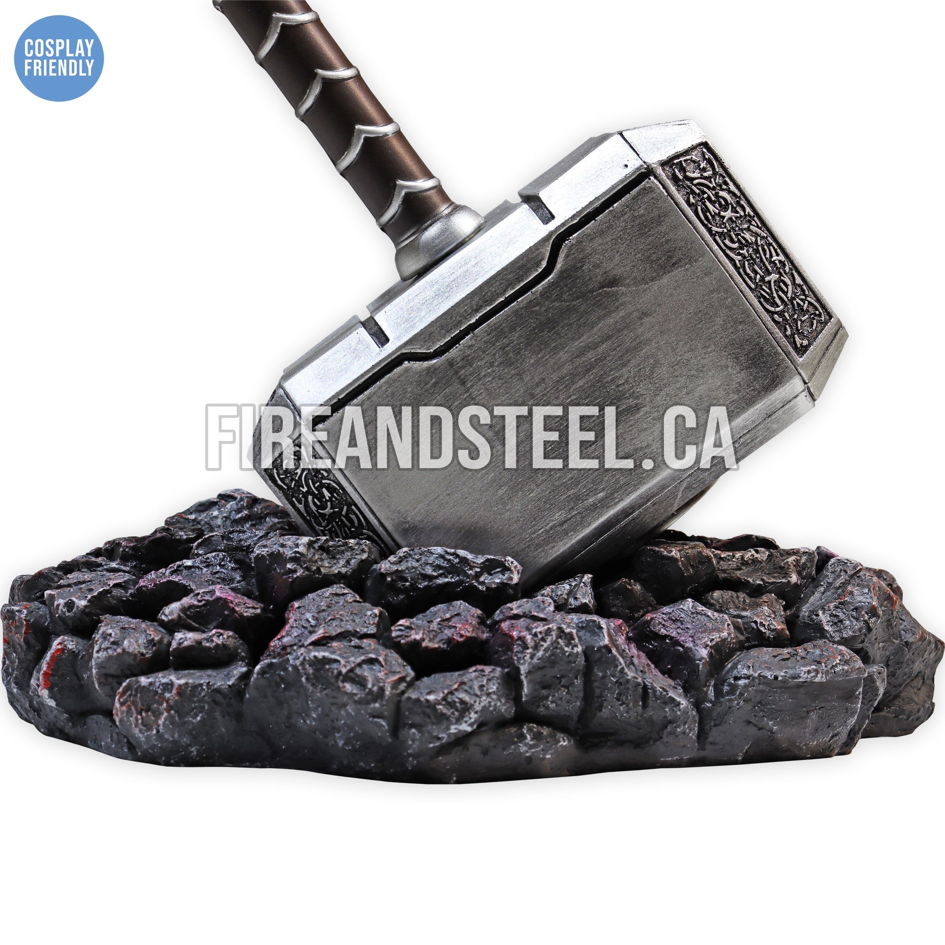 Thor's "Mjolnir" Hammer Display Stand (Resin) Movie Sword - Tophatter Daily Deals