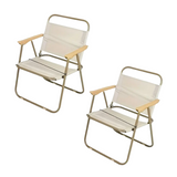 Folding Chairs Set of 2 Steel Frame Folding Chairs & Stools - Tophatter Daily Deals