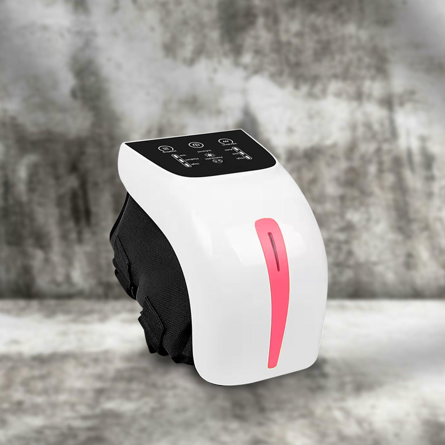 Knee Massager Machine - Electric Knee Massager Pain Relief Red Light Hot Vibration Massage Health & Beauty - Tophatter Daily Deals