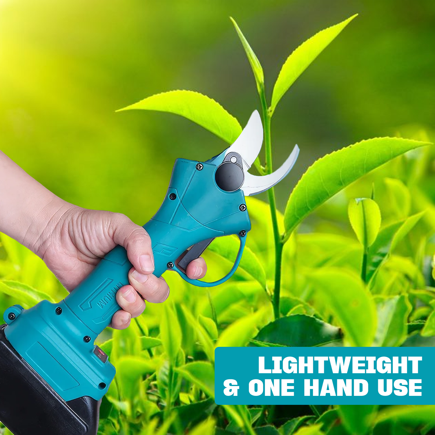 Electric Pruning Shears – Cordless Rechargeable Garden Secateurs Branch Cutter with 2 Battery Electric Pruning Shears - Tophatter Daily Deals