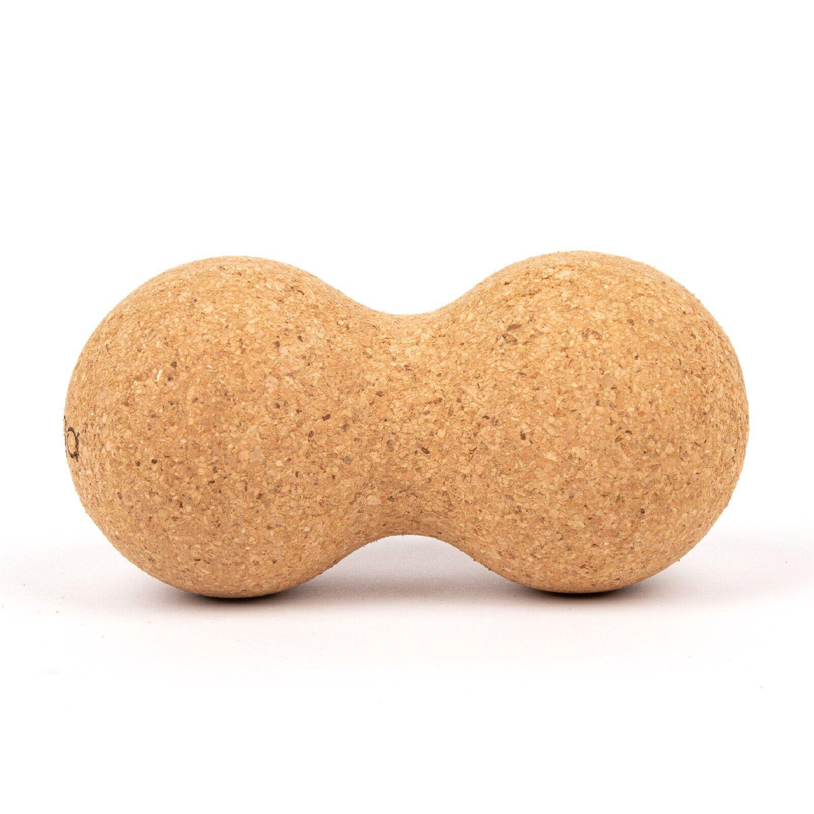 Peanut Massage Roller - Cork Peanut Massage Roller Cork Peanut Lacrosse Ball Muscle Roller Self Massager for Myofascial Release Exercise & Fitness - Tophatter Daily Deals