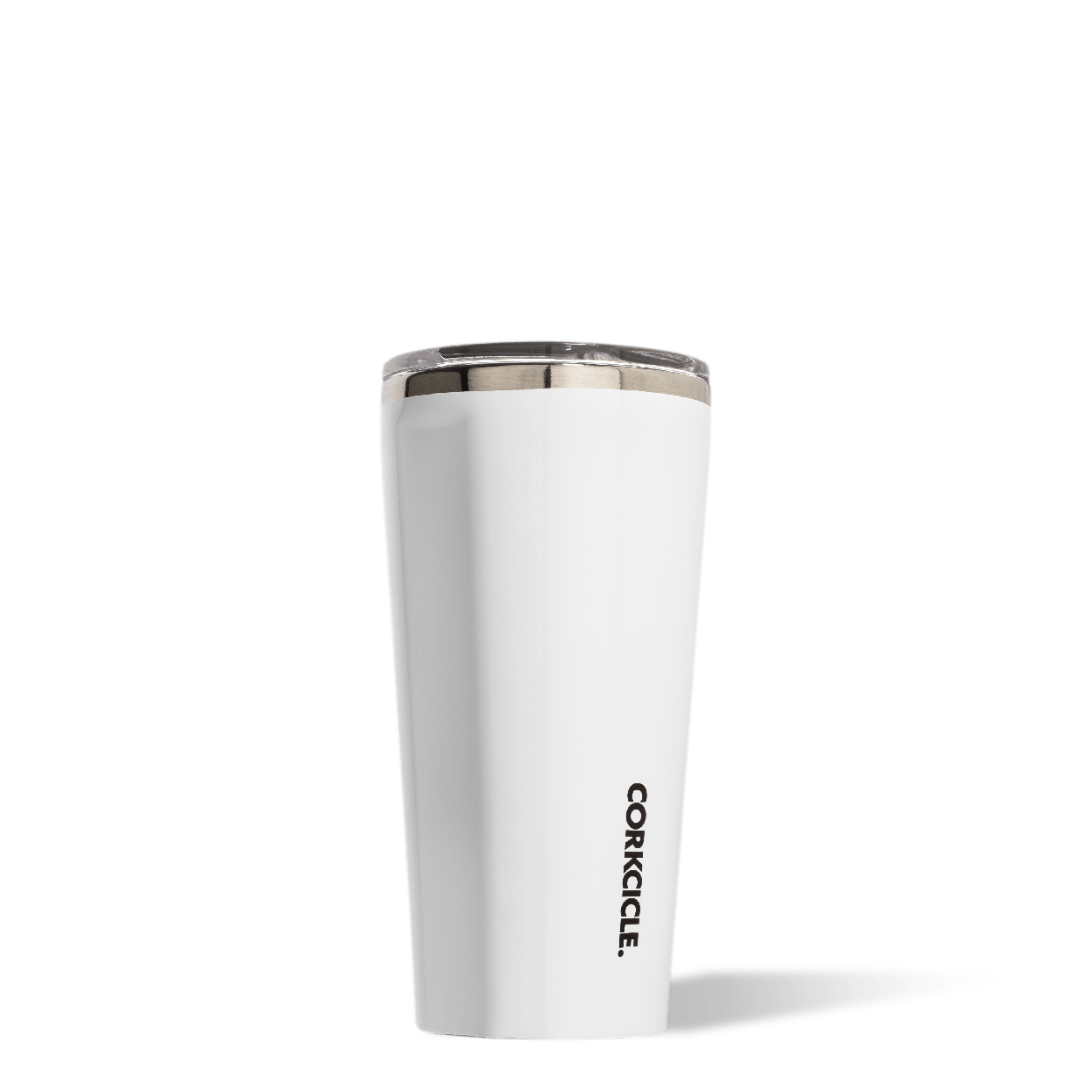 Classic Tumbler by CORKCICLE. Gloss White 16oz Tumbler - Tophatter Daily Deals