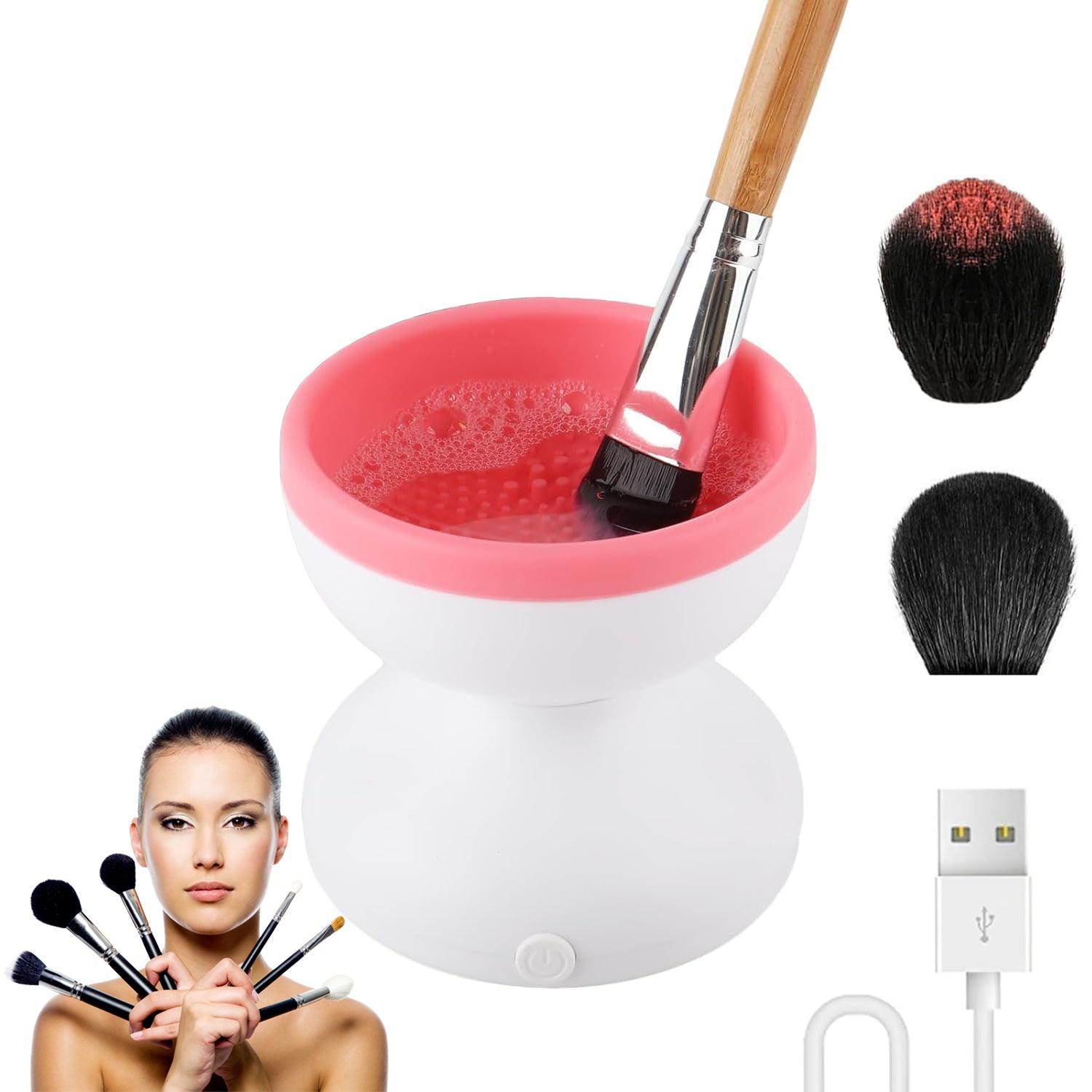 Cosmetic Brush Cleaner - Automatic Electric Makeup Brush Cleaning Machine Fast Clean Dryer Health & Beauty - Tophatter Daily Deals