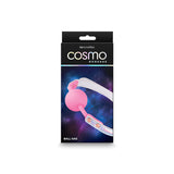 Cosmo Bondage Ball Gag Rainbow 62.3cm Metallic Pink Restraint > Bondage Gear > Gags and Bits - Tophatter Daily Deals