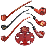 Fellowship Smoking Pipes & COUNCIL OF ELROND™ Stand Bundle | Shire Pipes™ x The Lord of the Rings™ Sale Bundles - Tophatter Daily Deals