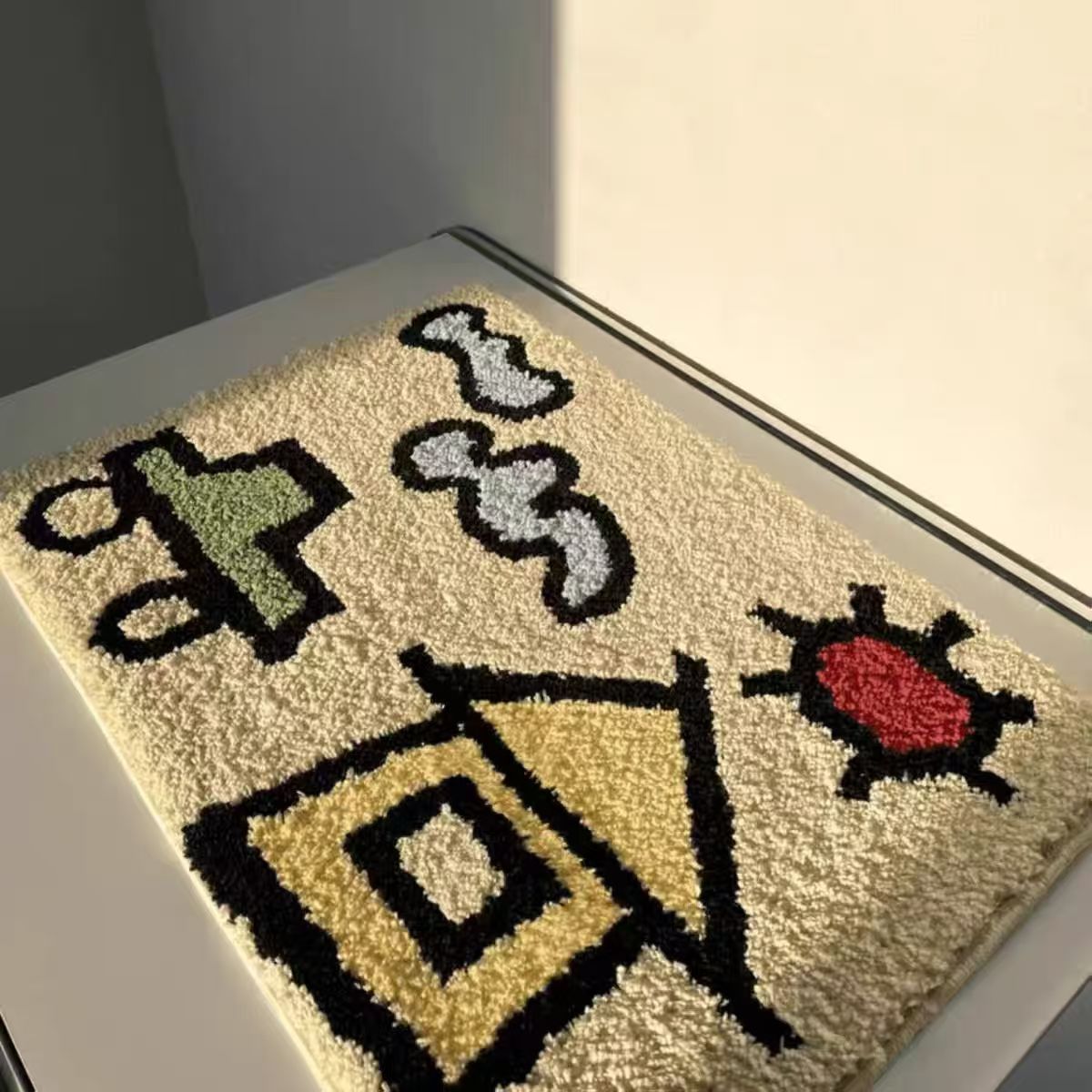 Cozy Cottage Door Mat Beige Mix 60 x 50 cm Rugs - Tophatter Daily Deals