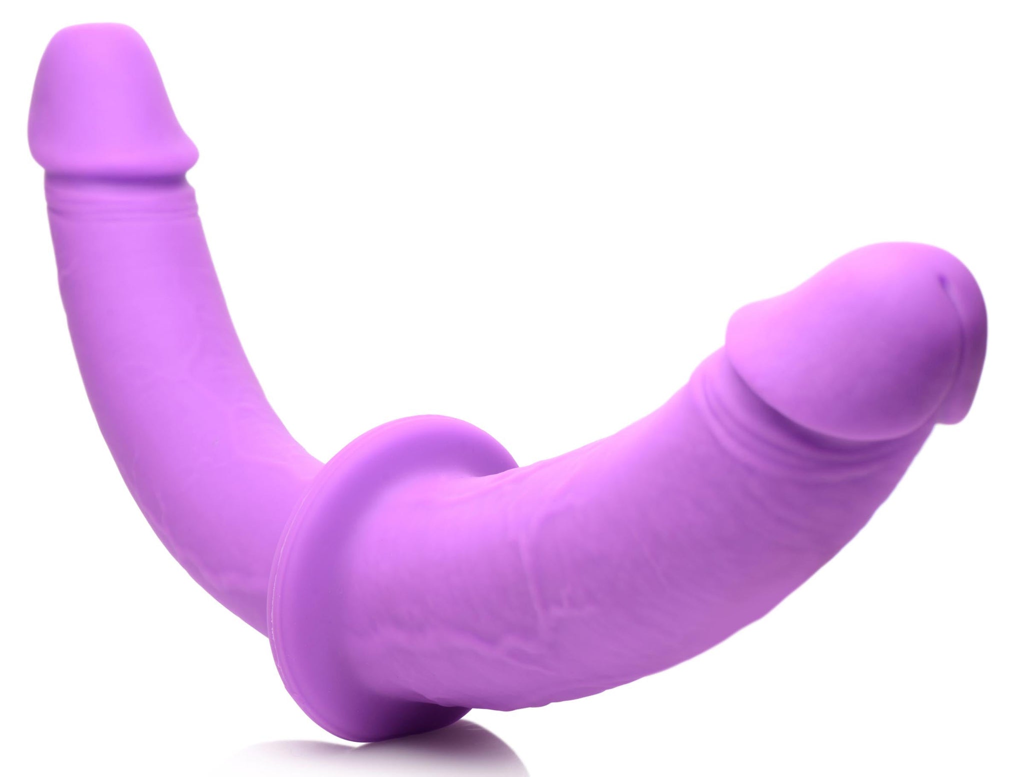 Double Charmer Silicone Double Dildo with Adjustable Harness > Dildos > Strap On Harnesses - Tophatter Daily Deals