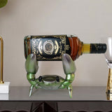 Crab Wine Rack Green Storage Rack - Tophatter Daily Deals