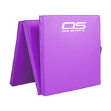 Foldable Gymnastics Mat UK - Exercise Crash Yoga mats Exercise Workout Training Aerobic Jump Purple Exercise & Fitness - Tophatter Daily Deals