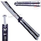 Crazy Bones Butterfly Knife Balisong w/ Spring Latch Rivet - Asst. Colors Knife-Balisong - Tophatter Daily Deals