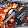 Crazy Bones Butterfly Knife Meat Cleaver Balisong w/ Spring Latch Knife-Balisong - Tophatter Daily Deals