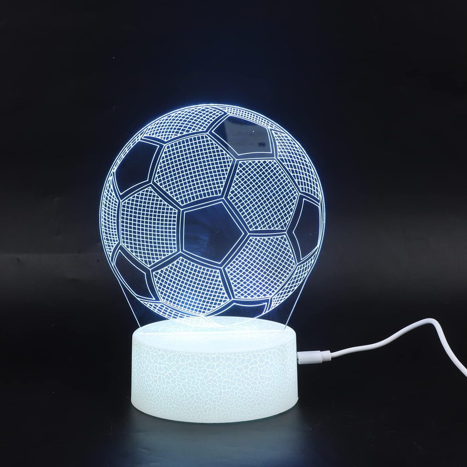 3D Illusion Lamp – Visualization Color LED Night Lights with Remote Control Electronic - Tophatter Daily Deals