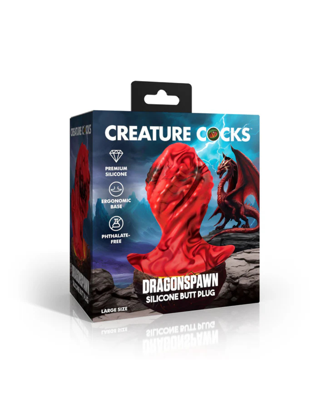 Creature Cocks Dragonspawn Silicone Butt Plug Large > Dildos > Fantasy - Tophatter Daily Deals