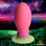 Creature Cocks Xeno Egg (Glow in Dark) – Ribbed Alien Egg Vibrator 4.5 inch > Dildos > Fantasy - Tophatter Daily Deals