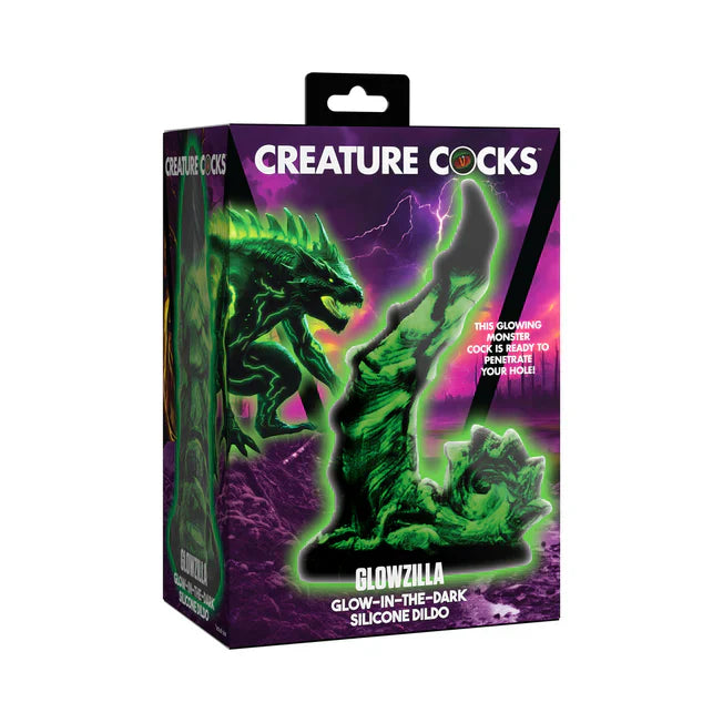 Glowzilla Glow In The Dark Fantasy Dildo - Tophatter Daily Deals