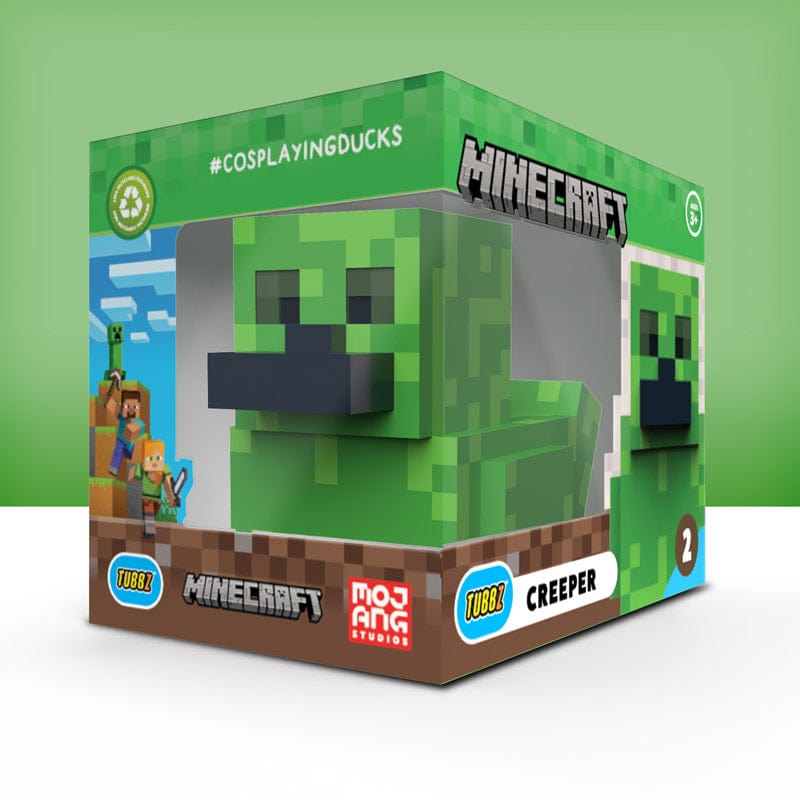 Minecraft: Creeper TUBBZ (Boxed Edition) TUBBZ Collectible Duck - Tophatter Daily Deals