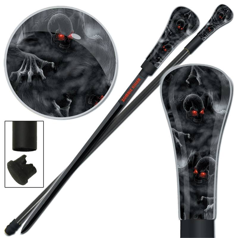 Creeper Zombie Killer End of Days Walking Cane Sword Collectible Weapons - Tophatter Daily Deals