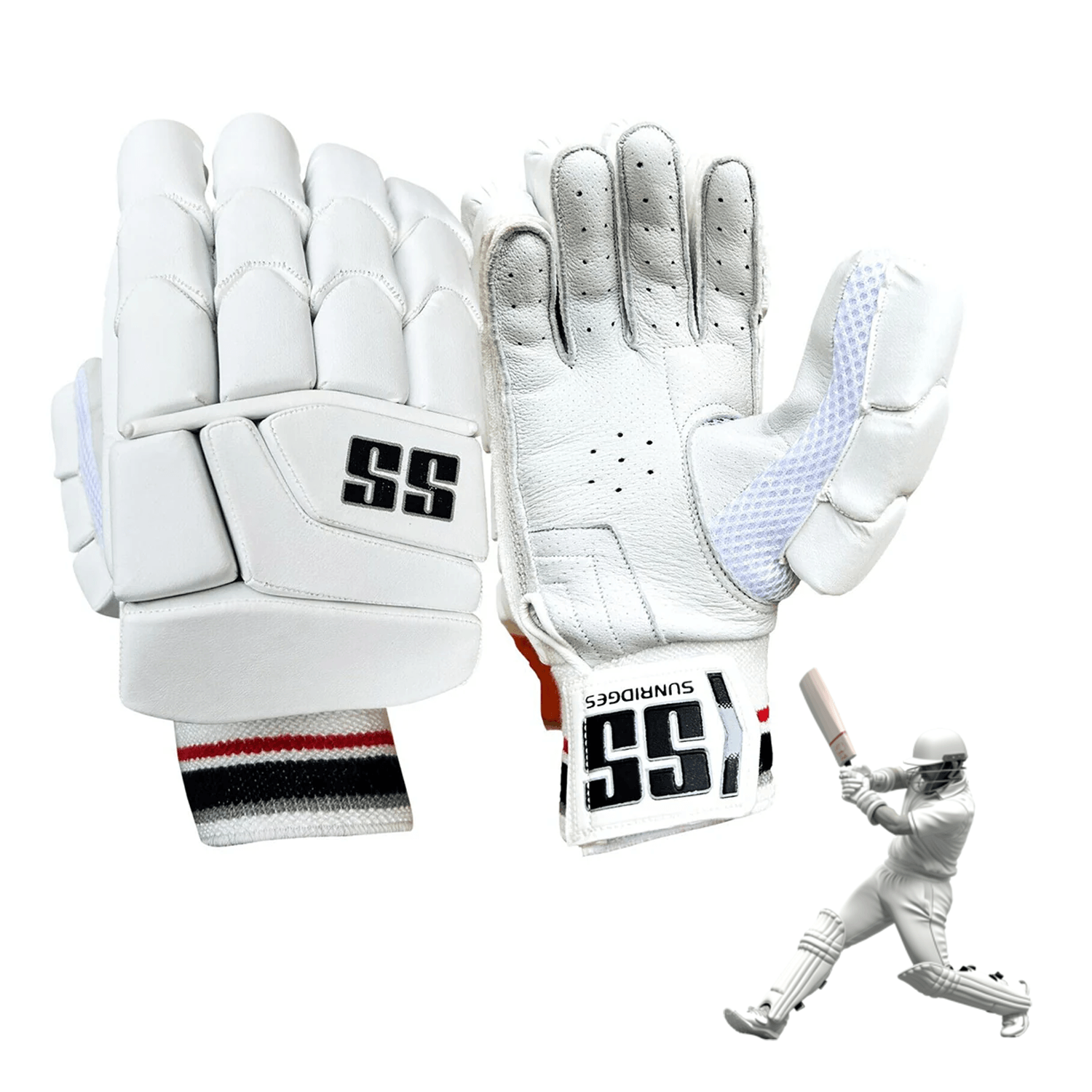Cricket Batting Glove - Mens Hand Gloves for Cricket UK Sports & Outdoor - Tophatter Daily Deals