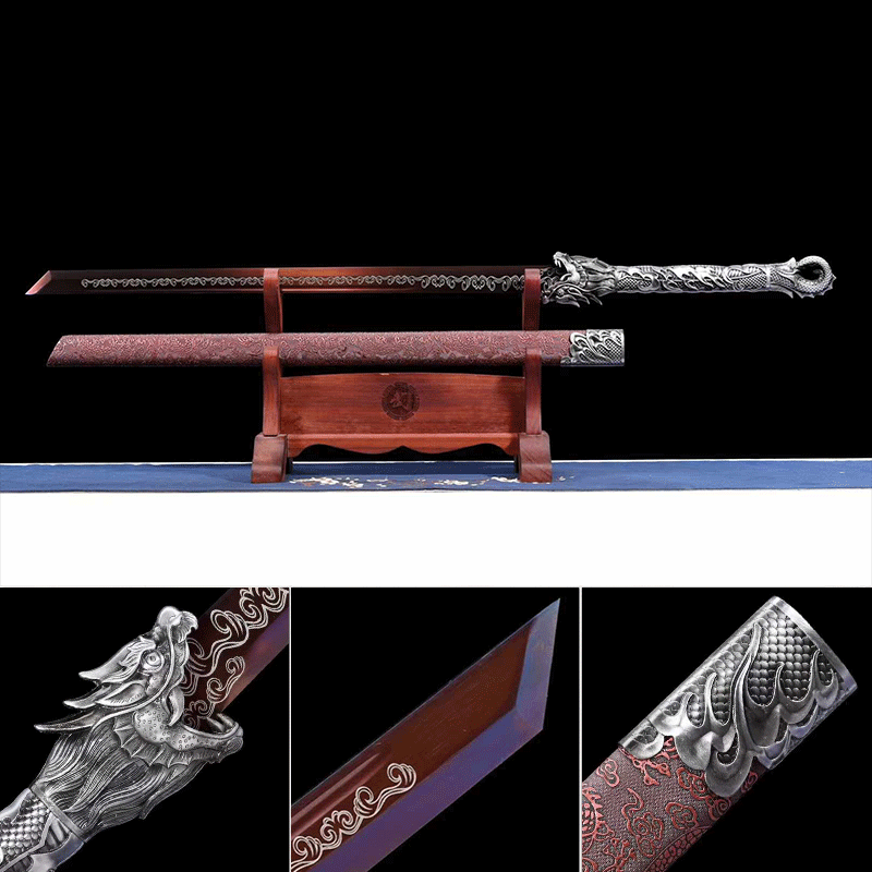"Crimson Empyrean" Tang Sword - Tophatter Daily Deals