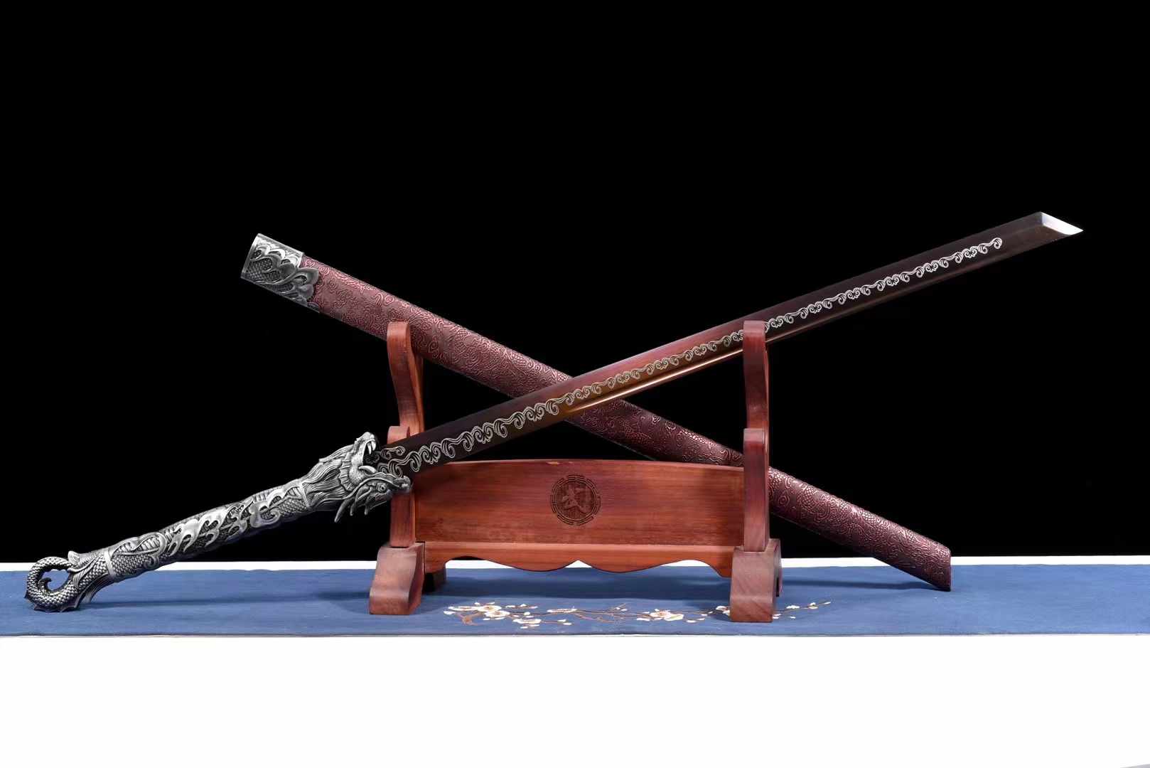 "Crimson Empyrean" Tang Sword - Tophatter Daily Deals