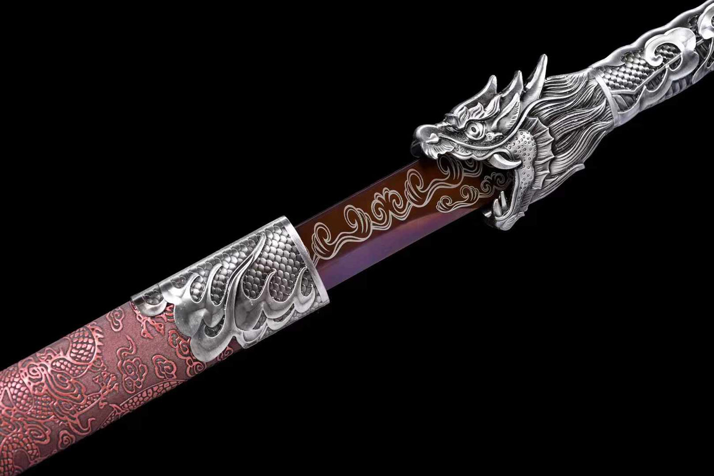 "Crimson Empyrean" Tang Sword - Tophatter Daily Deals
