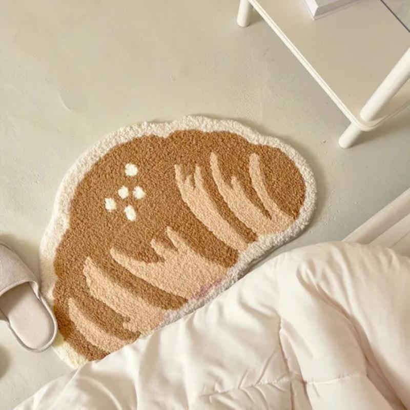 Croissant Bedroom Bedside Mat 63.5 X 41cm Decor - Tophatter Daily Deals