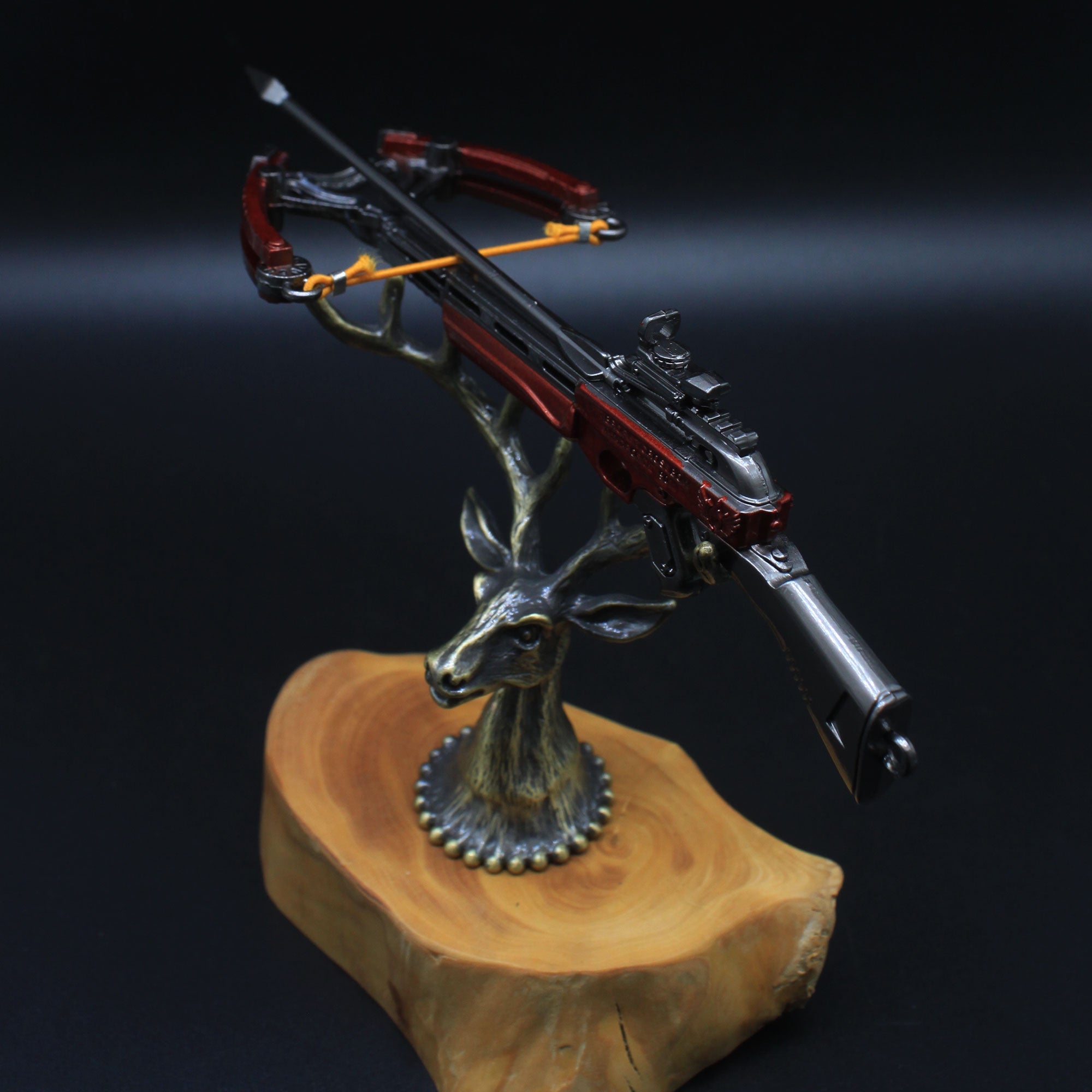 Metal Crossbow Miniature No Attack Power Bow Keychain Pendant 14CM/5.5" - Tophatter Daily Deals