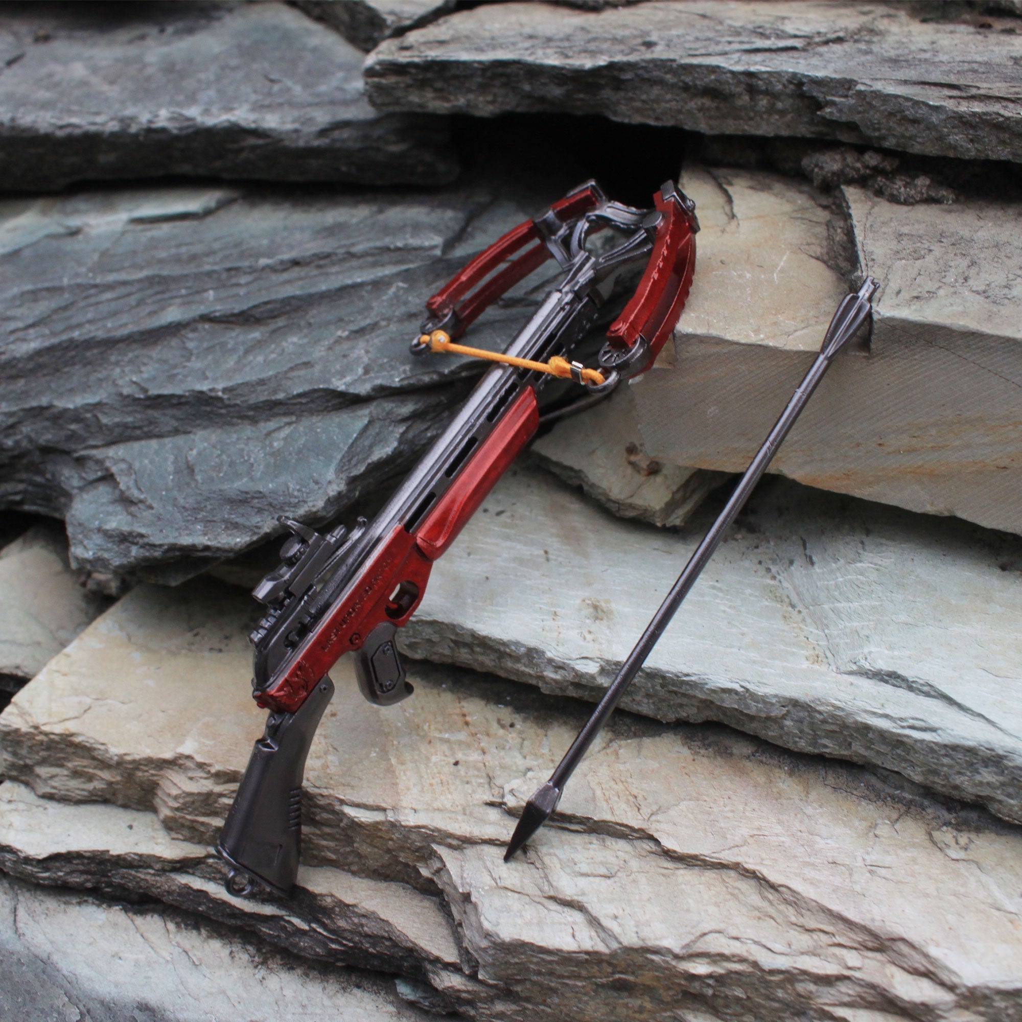 Metal Crossbow Miniature No Attack Power Bow Keychain Pendant 14CM/5.5" - Tophatter Daily Deals