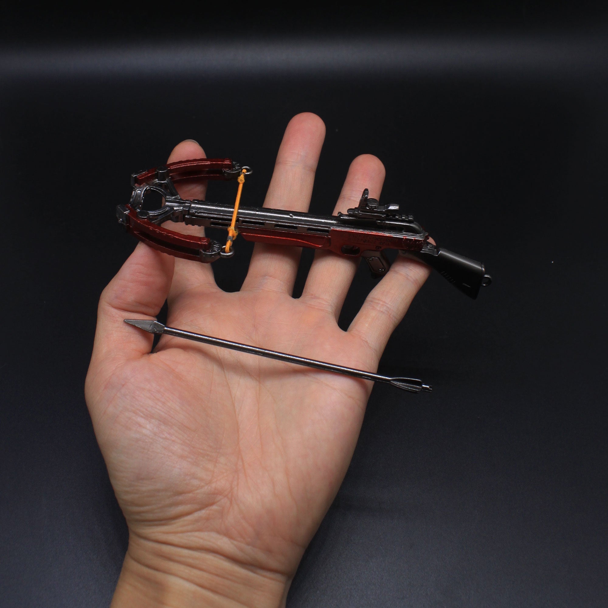 Metal Crossbow Miniature No Attack Power Bow Keychain Pendant 14CM/5.5" - Tophatter Daily Deals