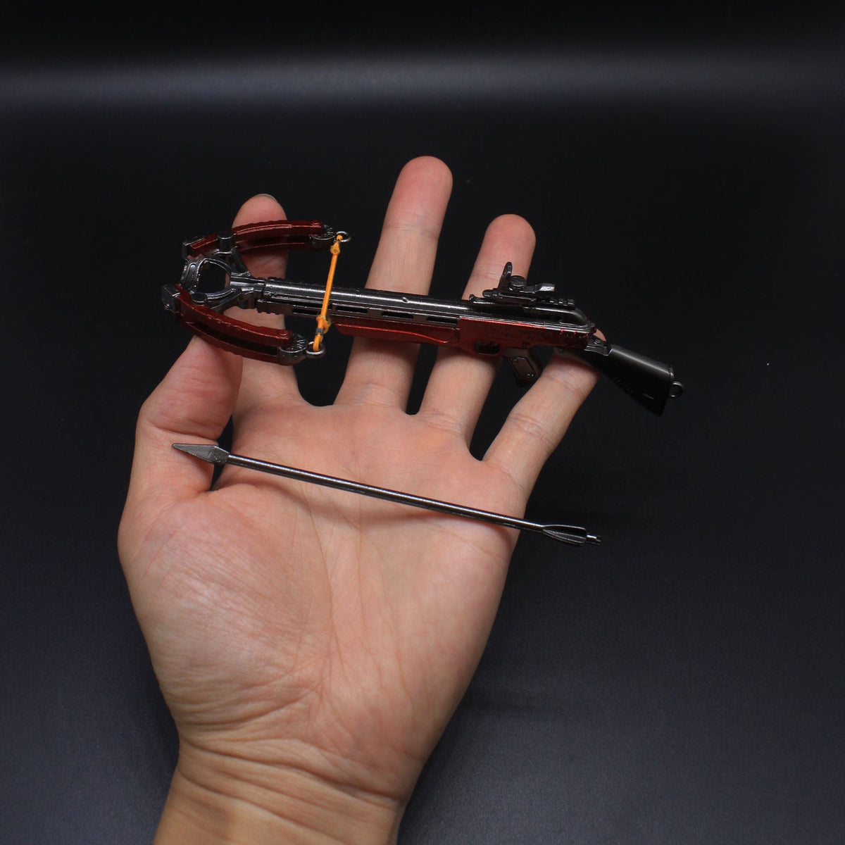 Metal Crossbow Miniature No Attack Power Bow Keychain Pendant 14CM/5.5" - Tophatter Daily Deals