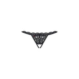 Crotchless Lace Thong Black > Clothes > Panties - Tophatter Daily Deals