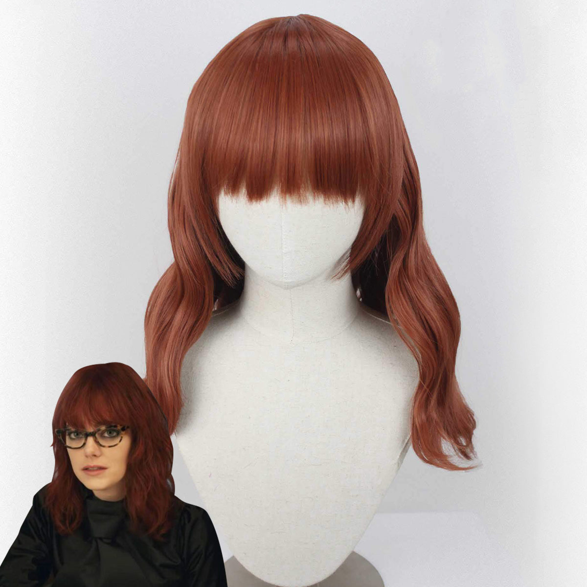 Cruella 2021 Movie Estella Orange Red Cosplay Wig Wig - Tophatter Daily Deals