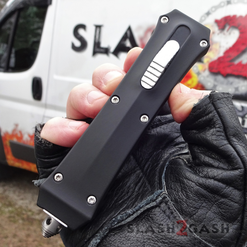 Crypt Keeper OTF Knife Automatic Switchblade - Blue Spectrum Knife-OTF - Tophatter Daily Deals