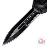 S2G Tactical OTF Crypt Keeper D/A Automatic Knife - Dagger Plain Double Edge (combo blade) Knife-OTF - Tophatter Daily Deals