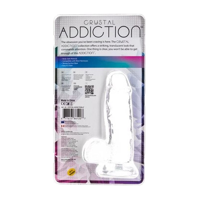 Crystal Dildo with Balls 6 Inch Clear TPE > Dildos > Realistic Dildos - Tophatter Daily Deals