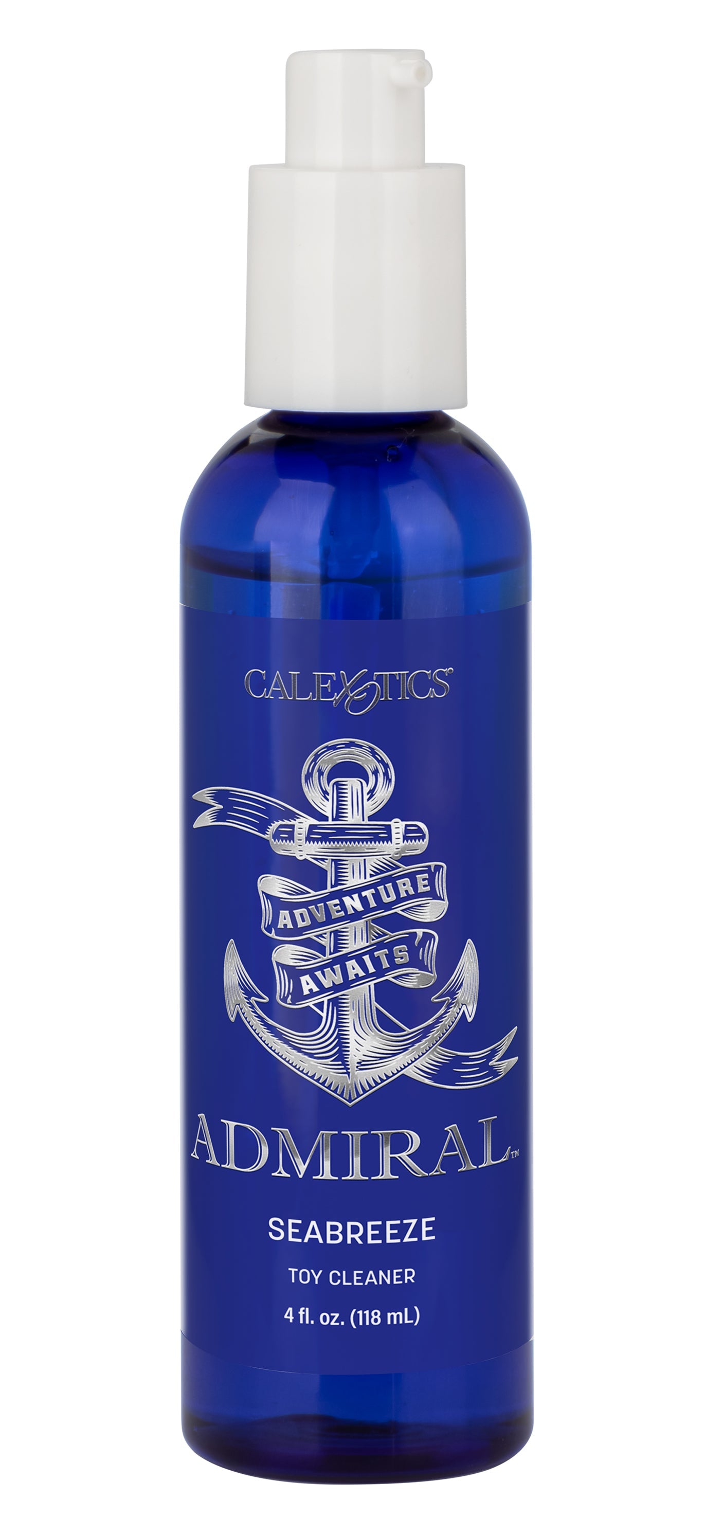 Admiral Seabreeze Toy Cleaner Blue Bottle 4 fl. oz with Pump Spray > Essentials > Toy Cleaners - Tophatter Daily Deals