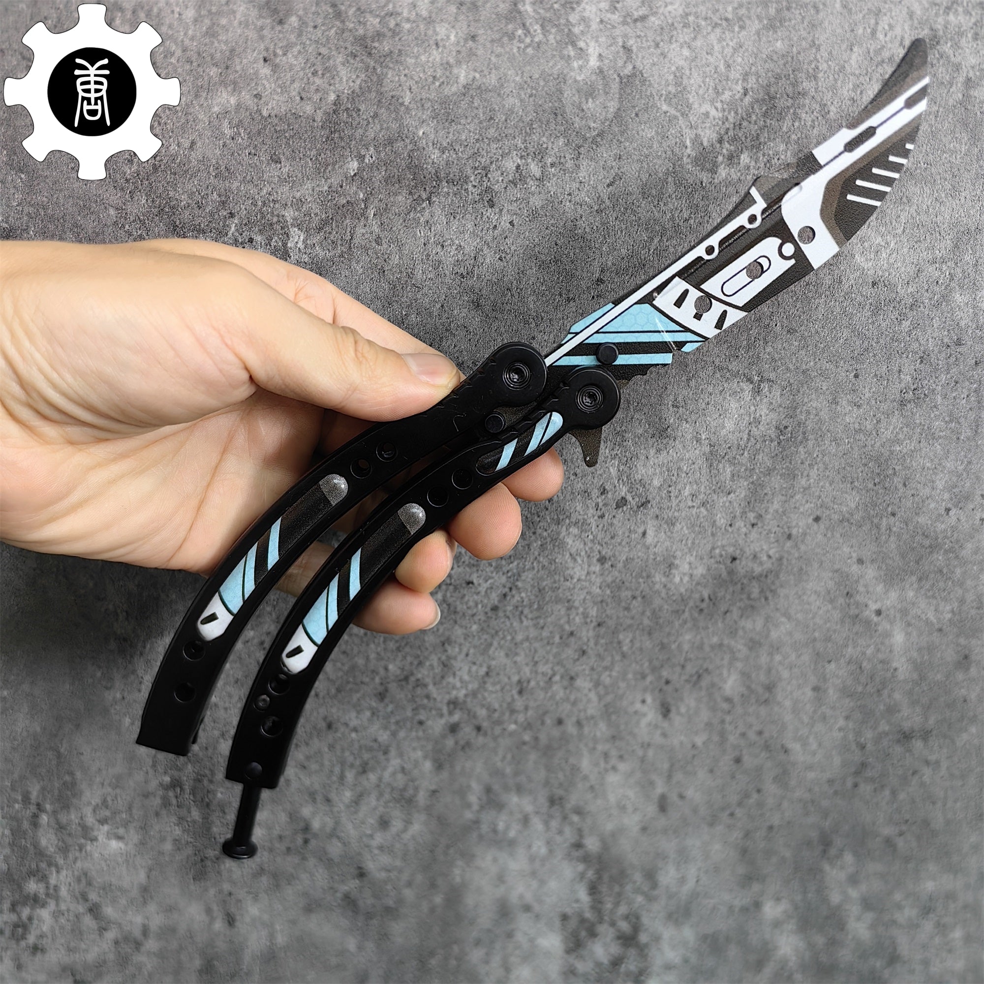 CS Butterfly Knife Balisong Trainers Blunt Blade Mystery Prize - Tophatter Daily Deals