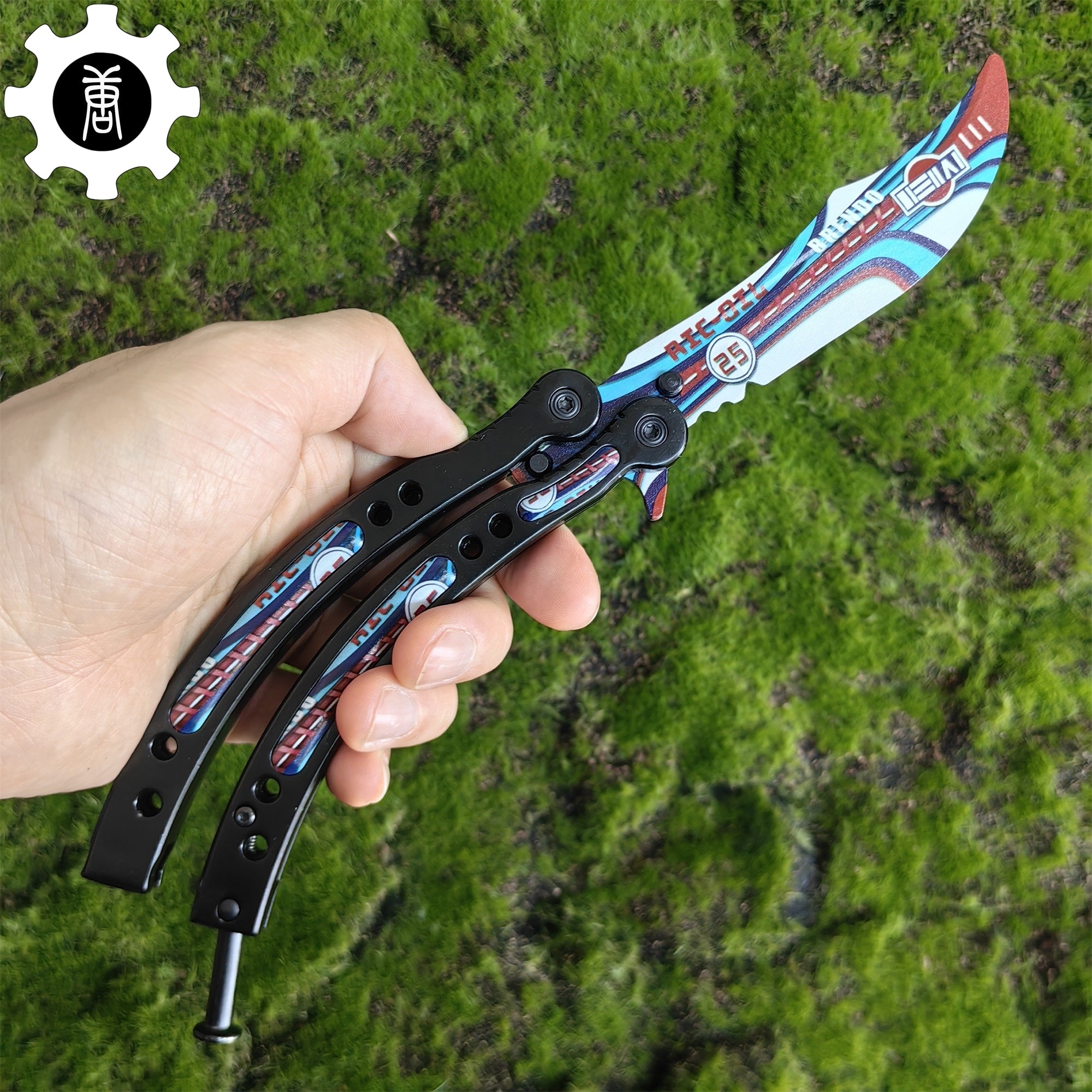 CS Butterfly Knife Balisong Trainers Blunt Blade Mystery Prize - Tophatter Daily Deals