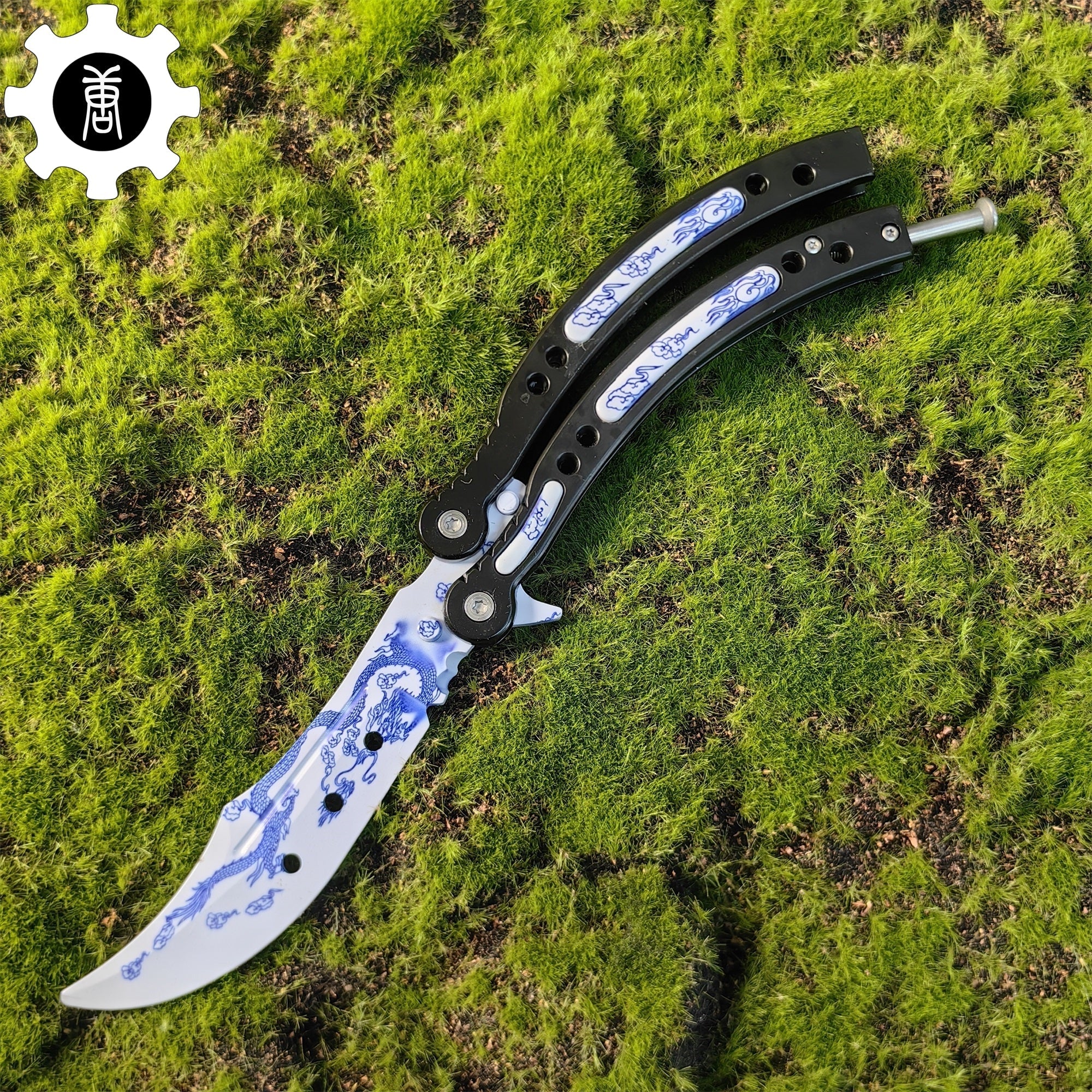 CS Butterfly Knife Balisong Trainers Blunt Blade Mystery Prize - Tophatter Daily Deals