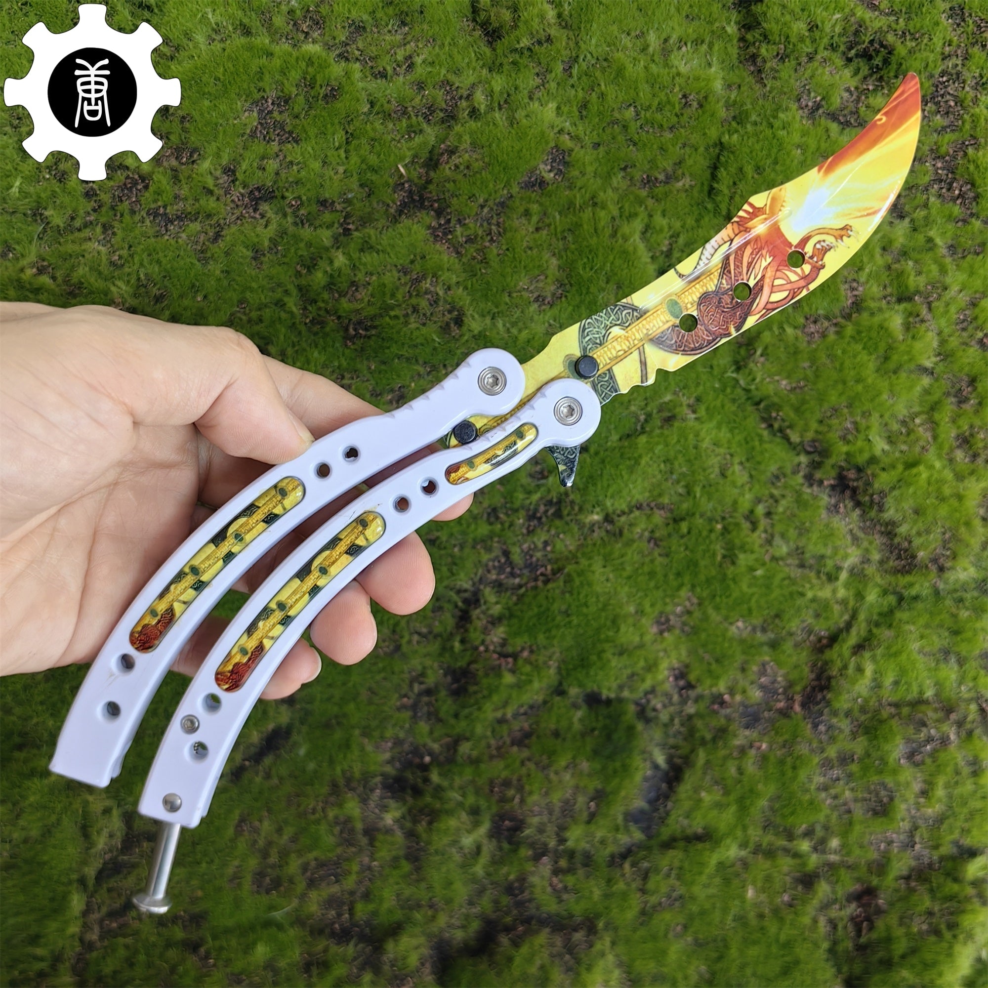 CS Butterfly Knife Balisong Trainers Blunt Blade Mystery Prize - Tophatter Daily Deals