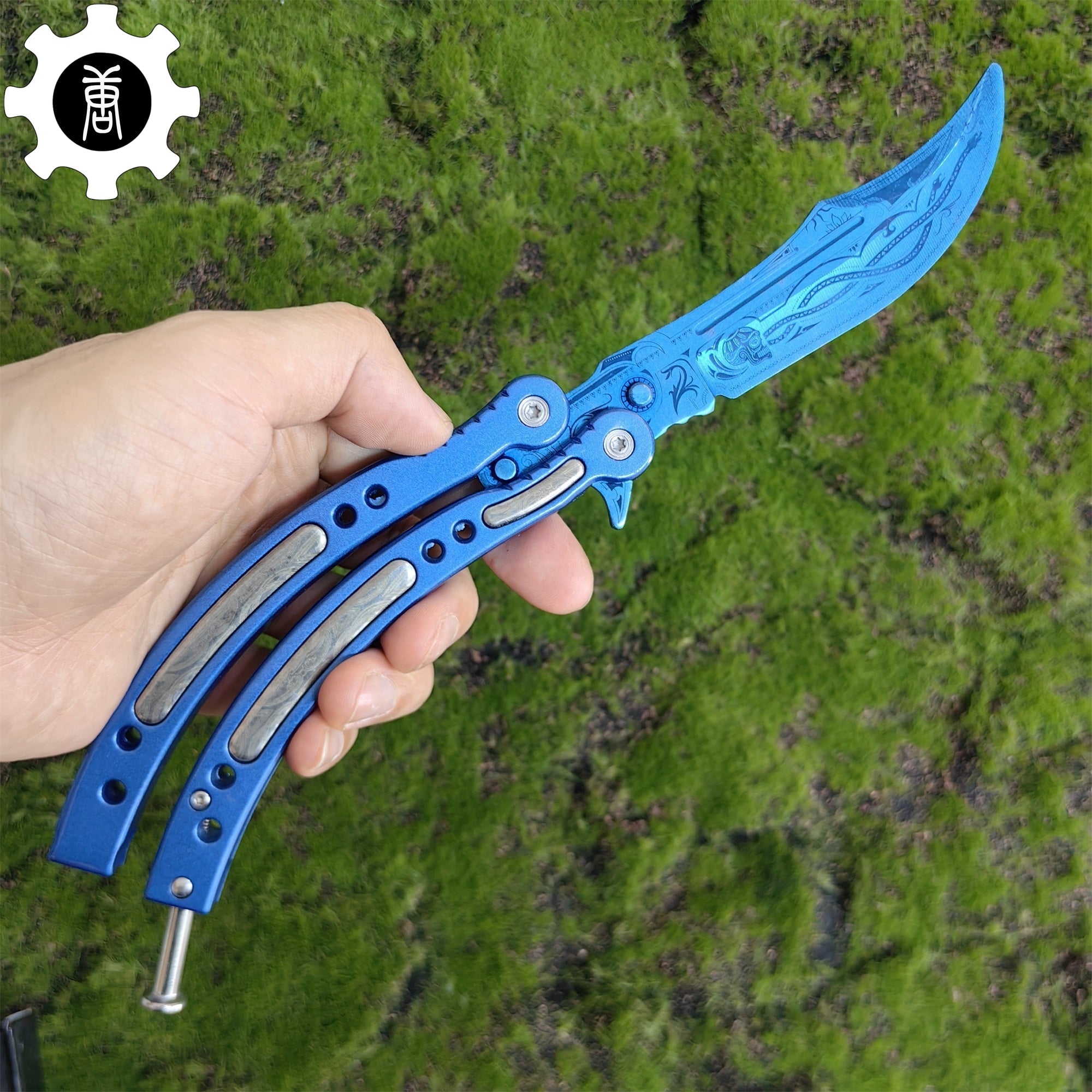 CS Butterfly Knife Balisong Trainers Blunt Blade Mystery Prize - Tophatter Daily Deals